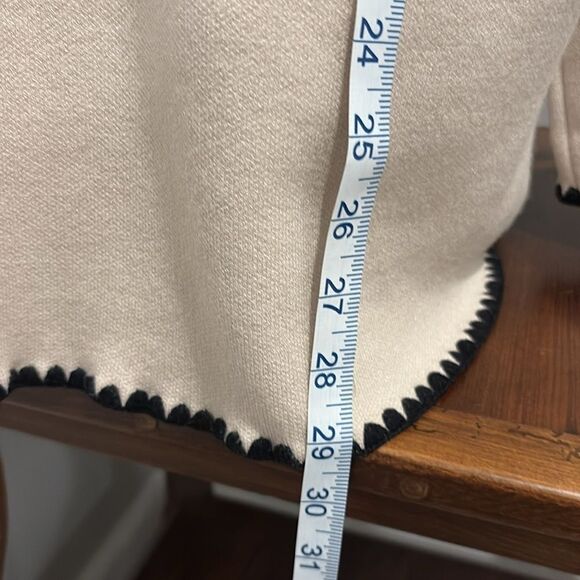 Sioni Contrast Stitch Cardigan Size L - Picture 7 of 12